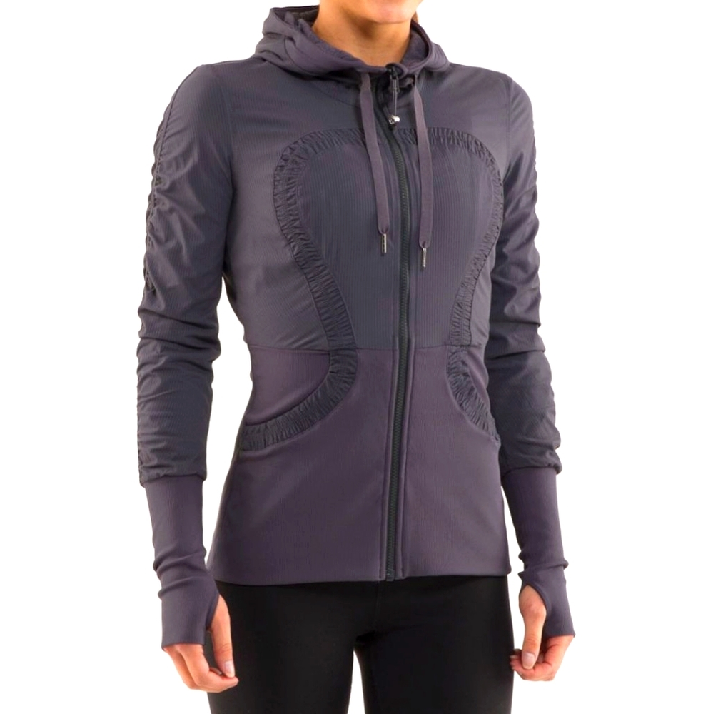 lululemon athletica Purple Hooded Zip Jacket